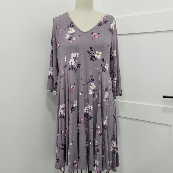 Torrid Women's Mini Jersey Trapeze Dress Size 1X - Picture 3 of 11